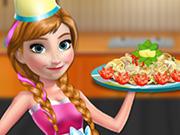 play Anna Cooking Pasta