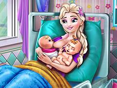 play Elsa Mommy Twins Birth