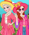 Elsa And Anna Polaroid Dress Up Game