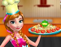 play Anna Cooking Pasta