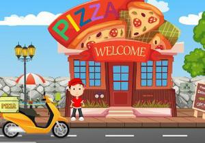 play Pizza Motorbike Escape Game