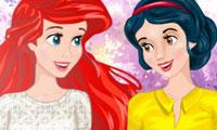 Ariel And Snow White Bffs Game