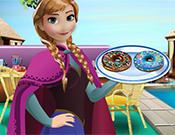 Frozen Anna Donuts Cooking