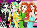 play Monster High Vs Disney Princesses