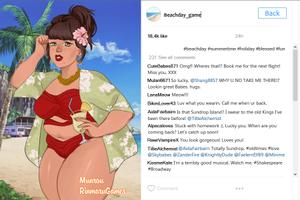 Hashtag Beachday Dress Up Game