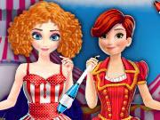 play Elsa And Anna Going To Circus