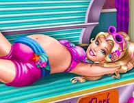 play Pregnant Princess Tanning Solarium