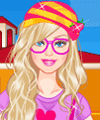 Barbie Nerdy School Style Dress Up Game