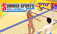 play Summer Sports Volleyball