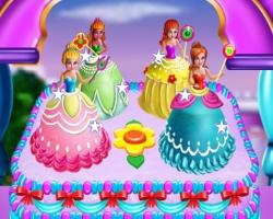 play Princesses Cake Cooking