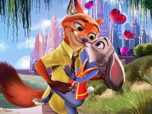 play Judy Hopps And Nick Wilde Kissing