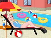 play Elsa Pool Party Deco