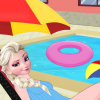play Enjoy Elsa Pool Party Deco