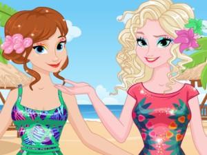 Anna And Elsa Tropical Vacation