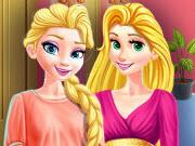 play Elsa And Rapunzel Share The Closet