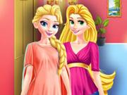 play Elsa And Rapunzel Share A Closet