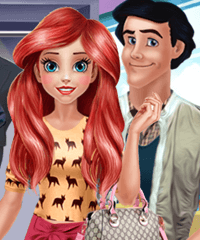 Ariel And Eric Shopping Day Dress Up