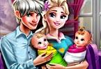 Elsa Twins Family Day