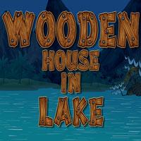 Wooden House In Lake