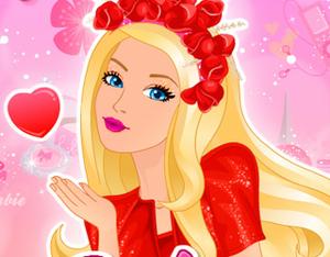 play Barbie Lady In Red