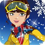 play Shining Girl Skiing Dress Up