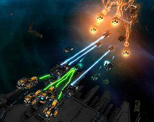 play Space Ships War
