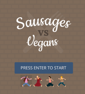 play Sausages Vs Vegans