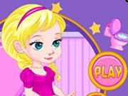 play Baby Elsa'S Potty Train