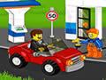 Lego Car At Gas Station