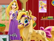 play Rapunzel Pony Caring