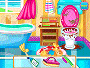 play Bathroom Clean Up Game