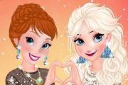 Anna And Elsa Girls Night Out Girl