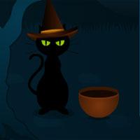 play Halloween Black Cat