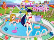play Winx Girls Pool Party