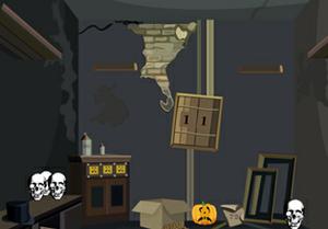 Halloween Skull Door Escape
