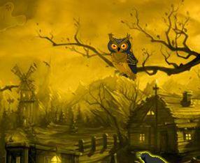 play Haunted Halloween Village Escape