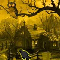 play Haunted Halloween Village Escape