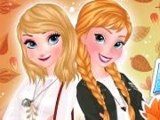 play Anna And Elsa Autumn Trend Alert
