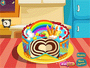 play Rainbow Cake Game