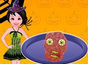 Cooking Halloween Zombie Meatloaf