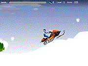 play Snowmobile Stunt Game