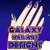 play Galaxy Nail Art Designs