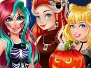 play Princesses Halloween Challenge