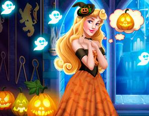 play Aurora'S Halloween Castle