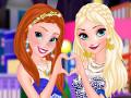 play Anna And Elsa Girls Night Out