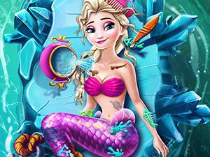 play Elsa Mermaid Heal And Spa
