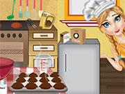 Anna Cooking Chocolate Cupcake