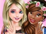 Elsa And Tiana Bffs game