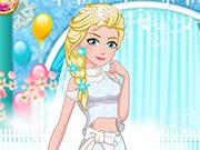 play Elsa Crop Top Wedding Gown