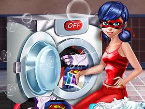 play Ladybug Washing Costumes